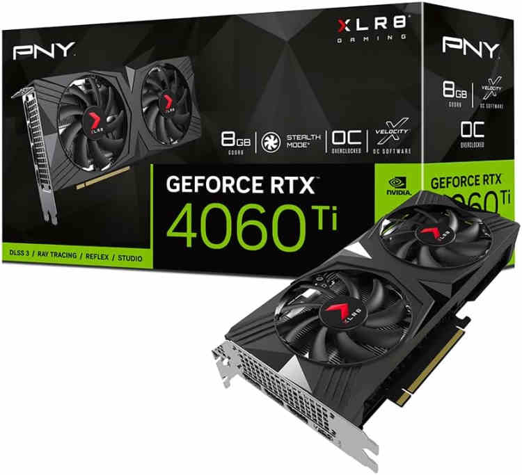 PNY GeForce RTX 4060 Ti Verto OC Dual Fan