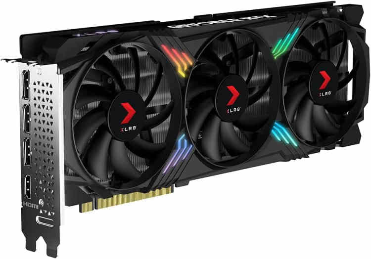 PNY GeForce RTX 4060 Ti XLR8 Gaming Verto RGB Triple Fan - Image 2