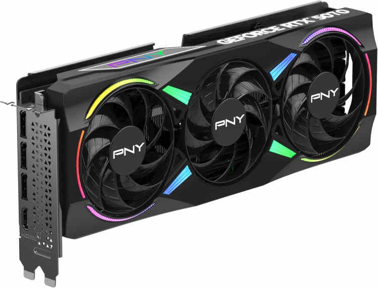 PNY GeForce RTX 5070 Epic-X ARGB OC Triple Fan - Image 2