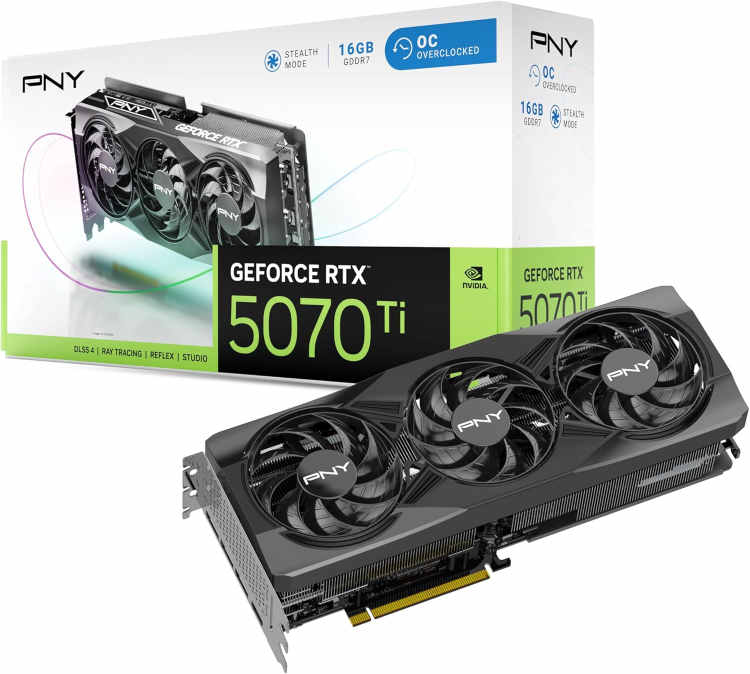 PNY GeForce RTX 5070 Ti OC Triple Fan