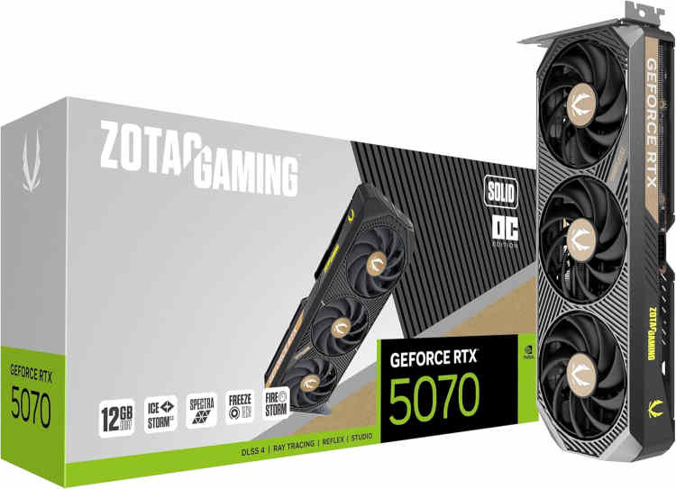 Zotac Gaming GeForce RTX 5070 Solid OC