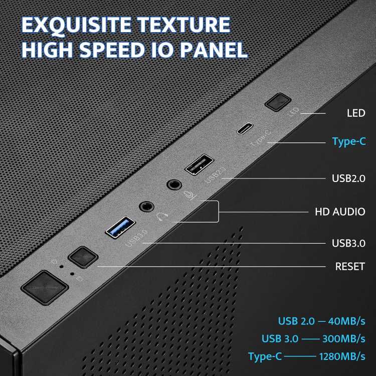 darkFlash DS900 ATX ARGB Mid-Tower PC Case  - Image 4