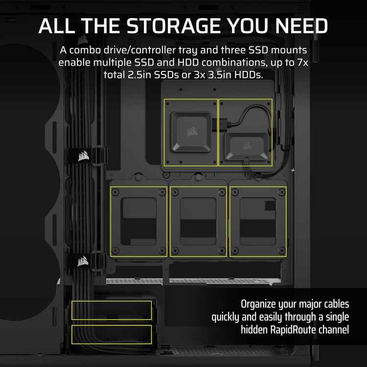 Corsair iCUE Link 5000T LX RGB Mid-Tower ATX PC Case - Image 5
