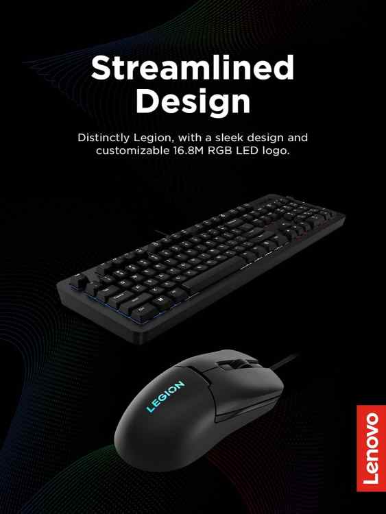 Lenovo Legion KM310 RGB Wired Gaming Keyboard & Mouse Combo - Image 3