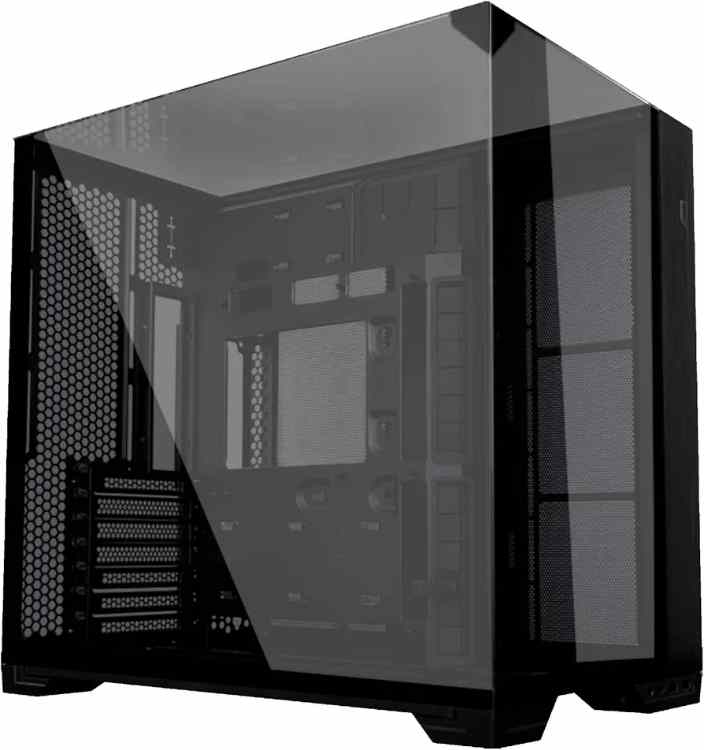 Lian Li O11 Vision Compact Black-Steel-Tempered Glass ATX Mid Tower Case