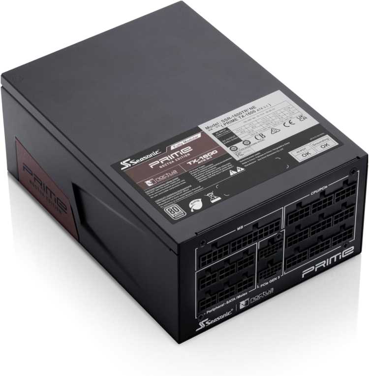 Seasonic Prime TX-1600 Noctua Edition