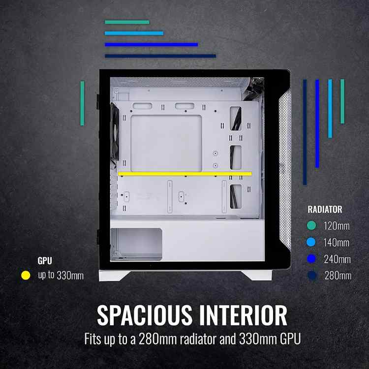 Thermaltake S100 TG Snow Edition - Image 4