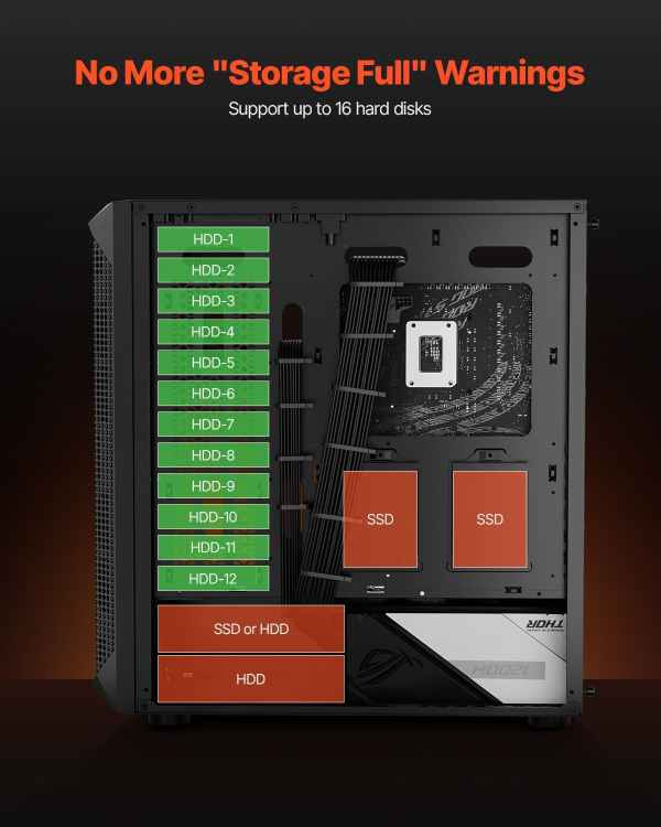 Vevor 230-14 Mid-Tower PC Gaming Case - Image 3