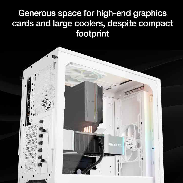be quiet! Pure Base 501 DX White Mid-Tower ATX Case - Image 3