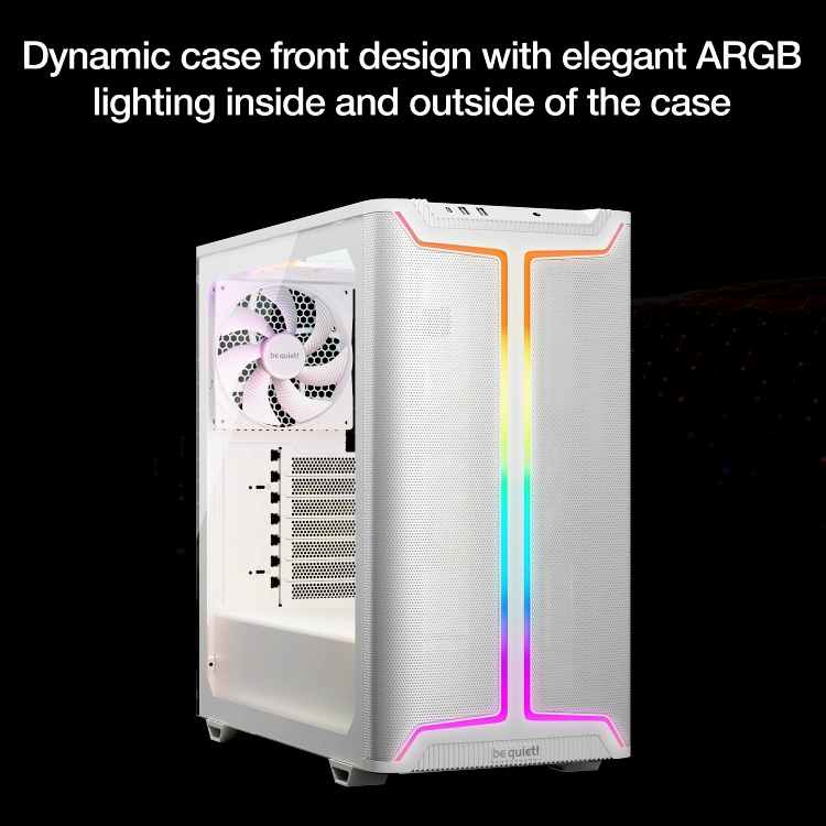 be quiet! Pure Base 501 DX White Mid-Tower ATX Case - Image 5