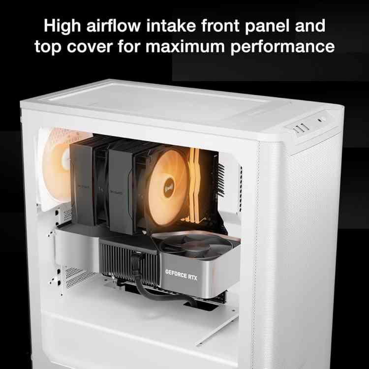 be quiet! Pure Base 501 LX White Mid-Tower ATX Case - Image 4