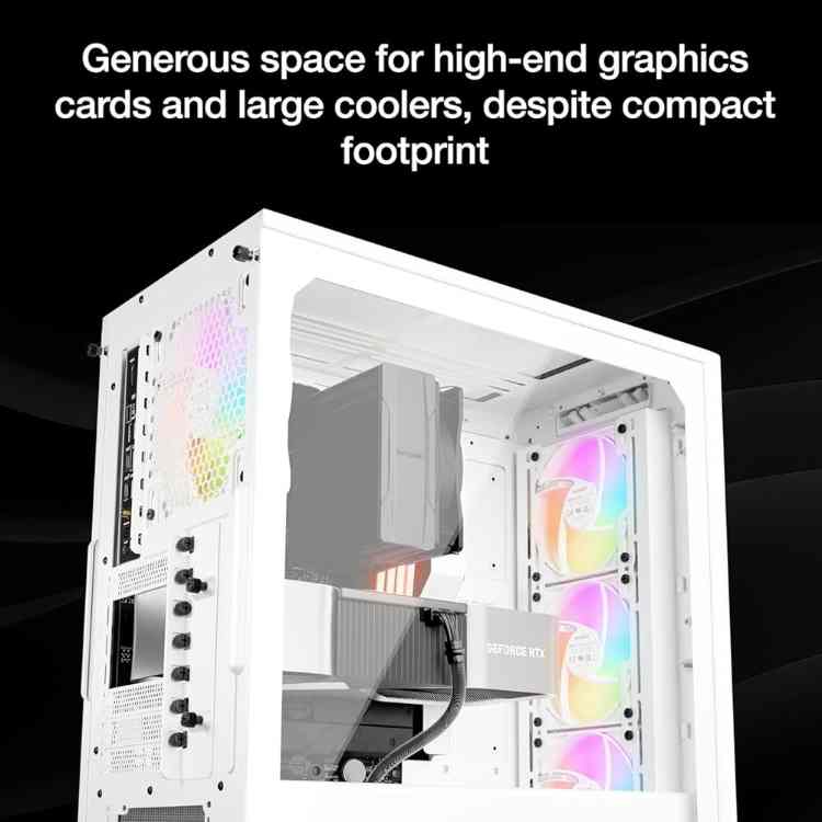be quiet! Pure Base 501 LX White Mid-Tower ATX Case - Image 2