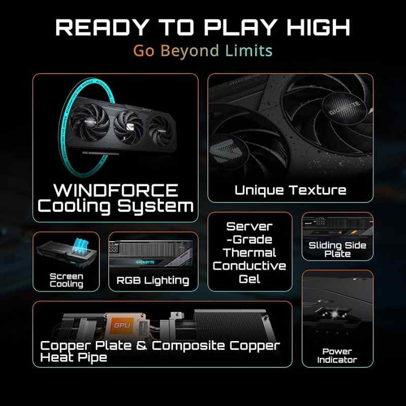 GIGABYTE Radeon RX 9060 XT Gaming OC  - Image 2