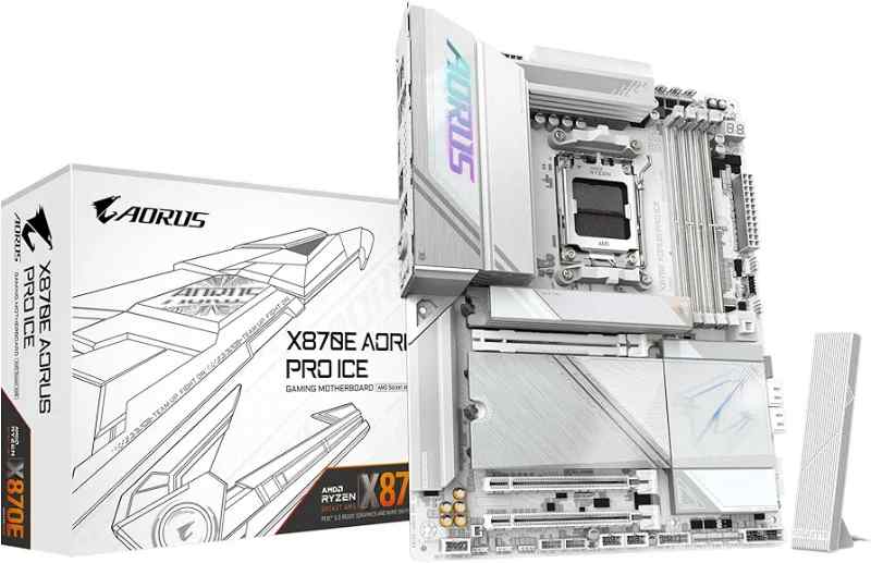 Gigabyte X870E Aorus Pro Ice AMD AM5 Motherboard