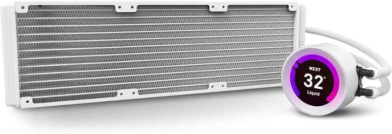 NZXT Kraken Z73 360mm AIO RGB CPU Liquid Cooler (White) - Image 2