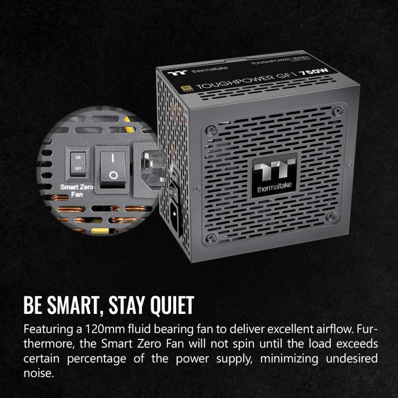 Thermaltake GF1 Fully Modular ATX 750W Power Supply - Image 4