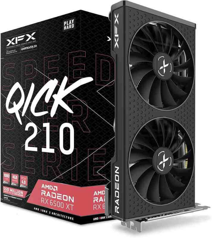 XFX Speedster QICK210 Radeon RX 6500XT 