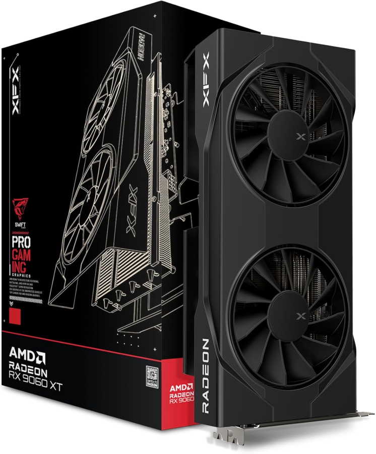 XFX Swift AMD Radeon RX 9060 XT OC Gaming Edition