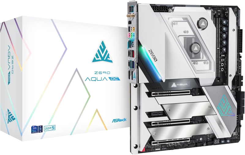 ASRock Z690 Aqua OC LGA 1700 Motherboard DDR5