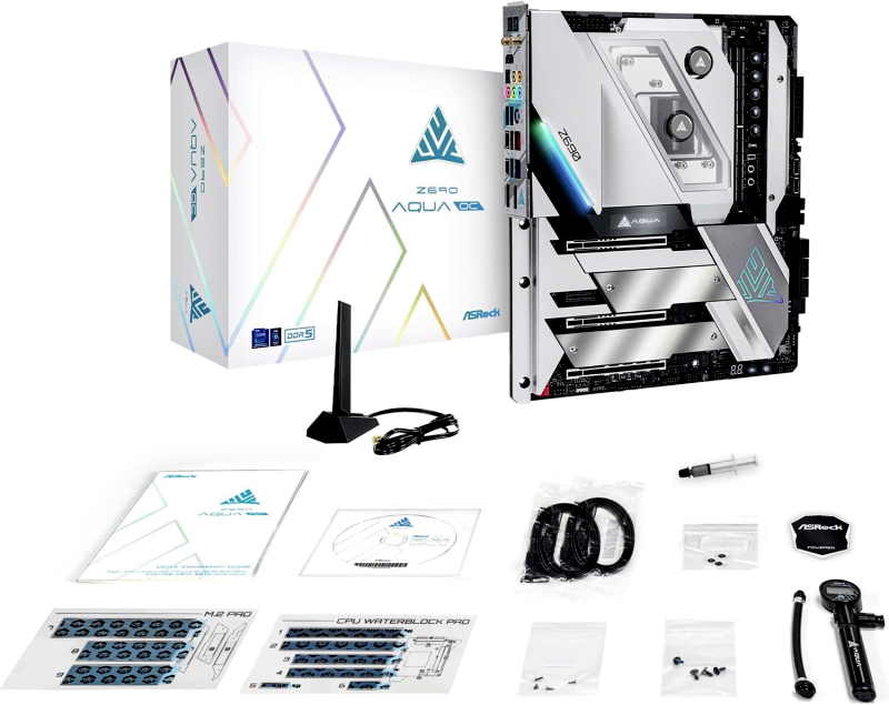 ASRock Z690 Aqua OC LGA 1700 Motherboard DDR5 - Image 2