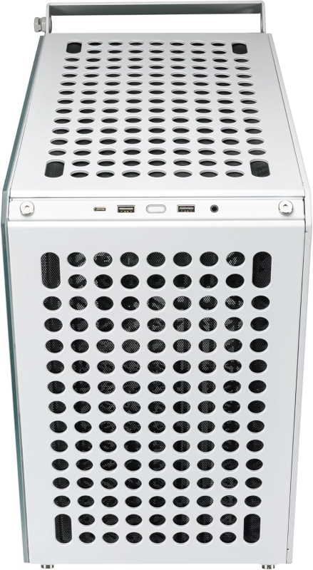 Cooler Master QUBE 500 Flatpack Macaron ATX Case White - Image 3