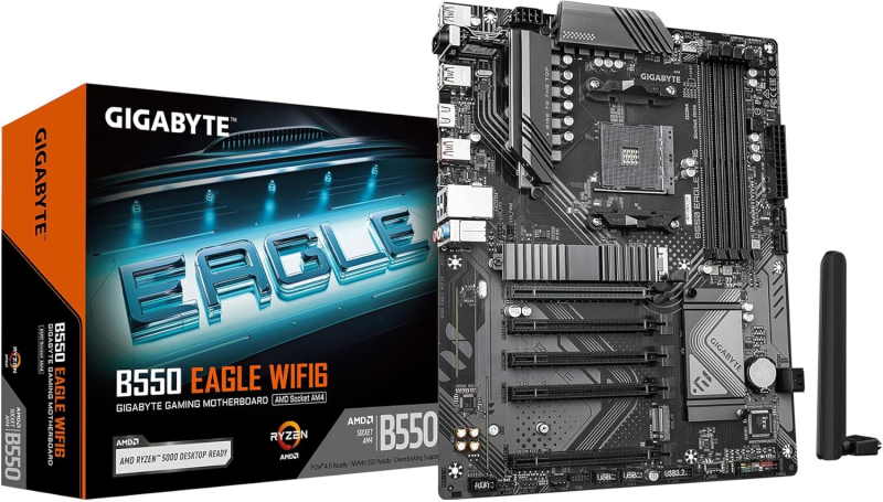 GIGABYTE B550 Eagle WiFi 6 AMD AM4 ATX Motherboard