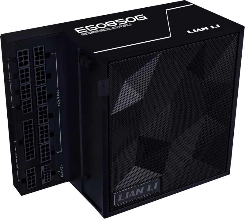 Lian Li Edge 850W Fully Modular ATX Power Supply Cybernetics Gold Efficiency
