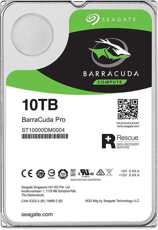 Seagate BarraCuda Pro 10TB Performance HDD