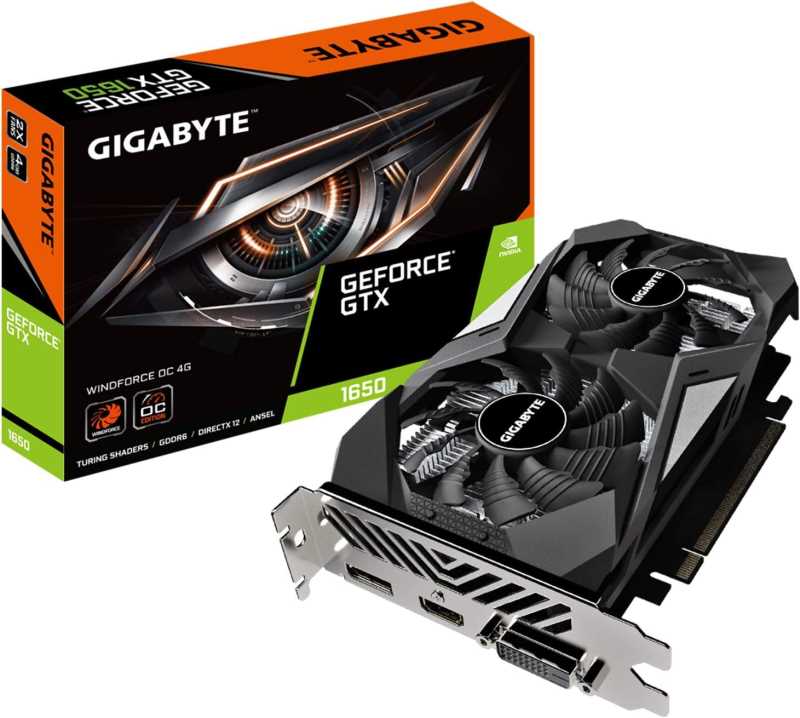 GIGABYTE GeForce GTX 1650 D6 WINDFORCE OC