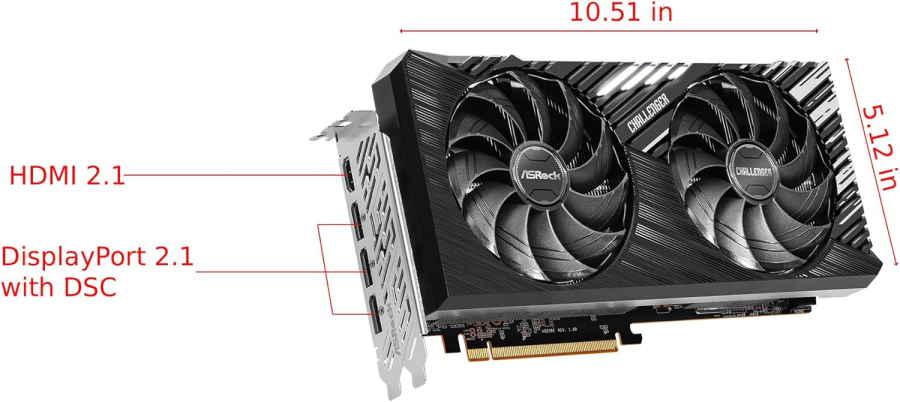 ASRock AMD Radeon RX 7700 XT Challenger - Image 2