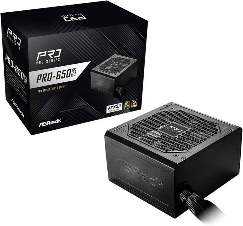 ASRock PRO-650G 650W 80 Plus Gold Certified
