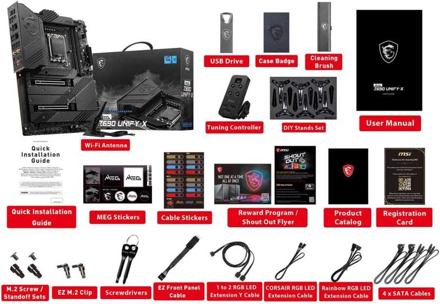 MSI MEG Z690 ACE LGA 1700 Gaming Motherboard - Image 3