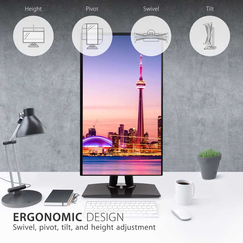 ViewSonic VP2468A 24 Inch 1080p ColorPro Monitor - Image 2