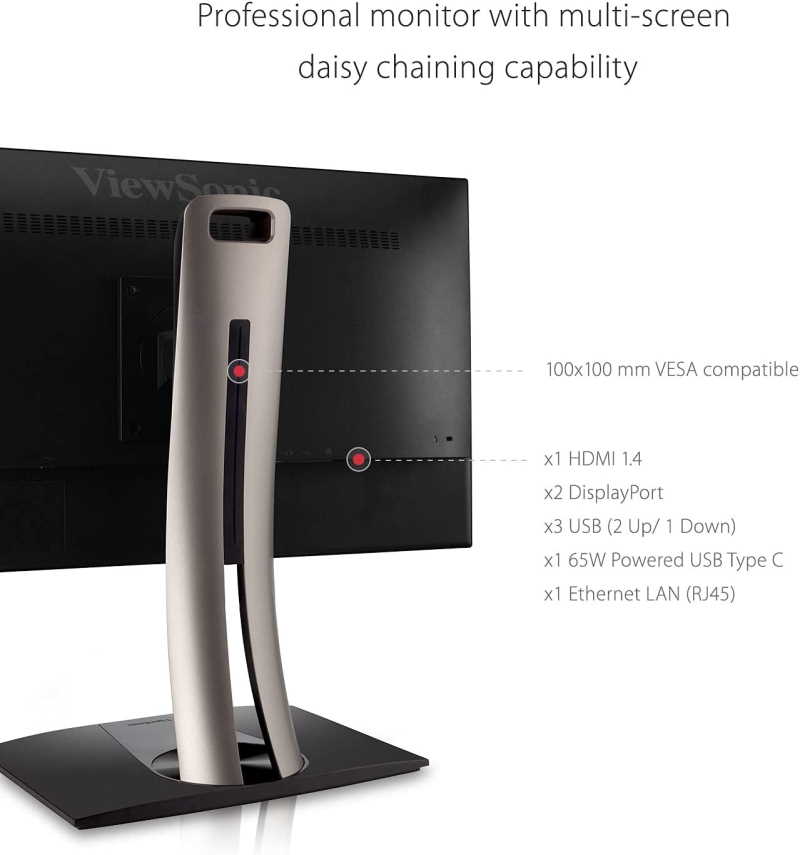 ViewSonic VP2468A 24 Inch 1080p ColorPro Monitor - Image 3