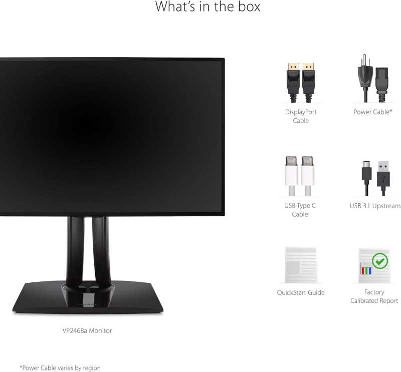 ViewSonic VP2468A 24 Inch 1080p ColorPro Monitor - Image 4