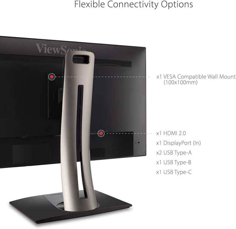 ViewSonic VP2768A-4K 27 Inch 4K ColorPro Monitor - Image 3