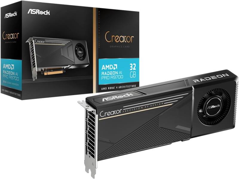 ASRock Radeon AI PRO R9700 Creator