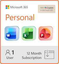 Microsoft 365 Personal 1 Year Subscription