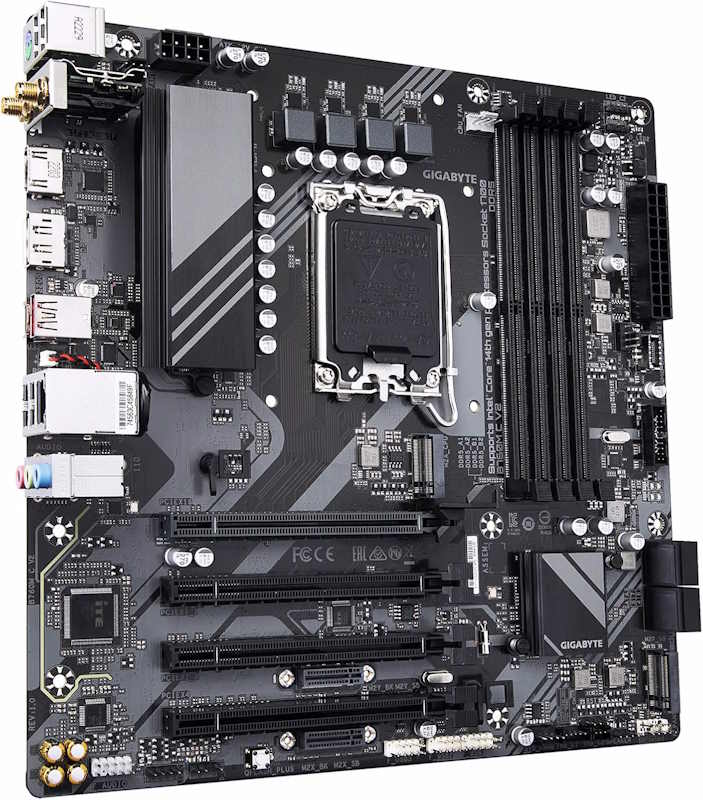 GIGABYTE B760M C V2 LGA 1700 Micro-ATX Motherboard  - Image 2