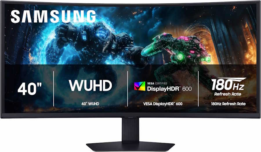 Samsung 40-Inch Odyssey G7 (G75F) Series WUHD Curved Gaming Monitor