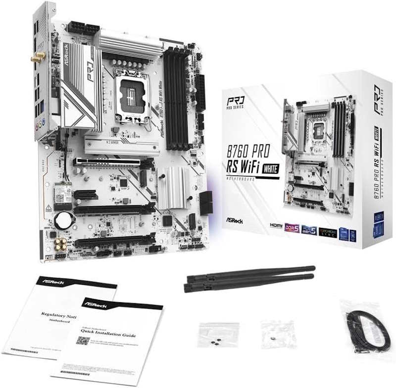 ASRock B760M Pro RS WiFi (White)