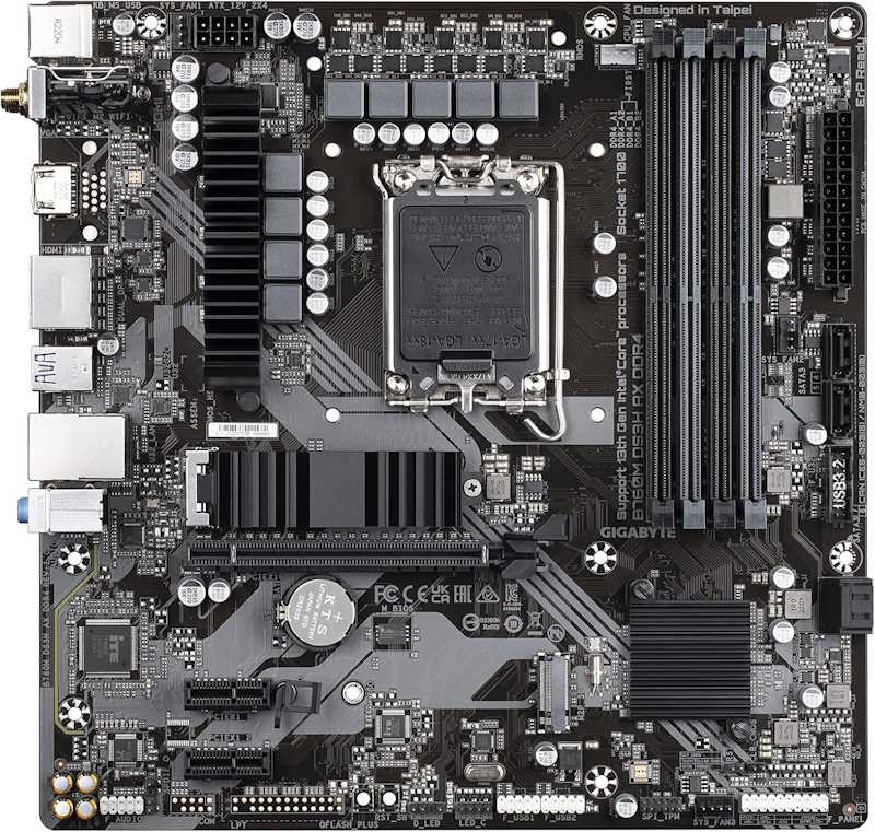 GIGABYTE B760M DS3H AX DDR4 LGA 1700 - Image 3