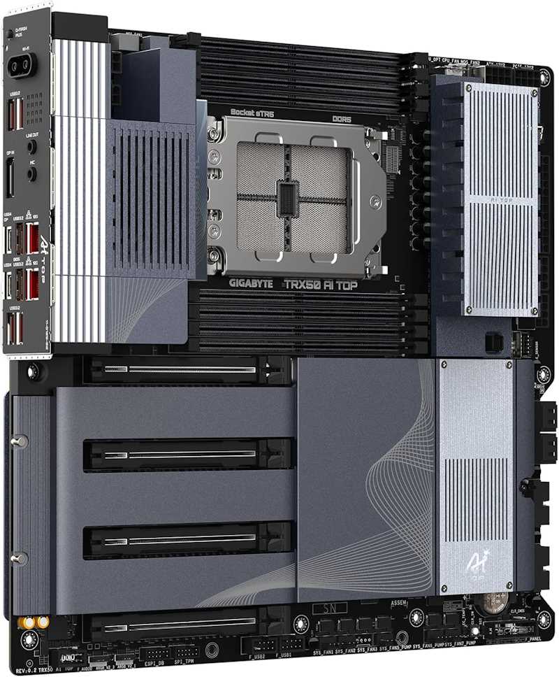 GIGABYTE TRX50 AI TOP sTR5 AMD TRX50 EATX Motherboard - Image 4