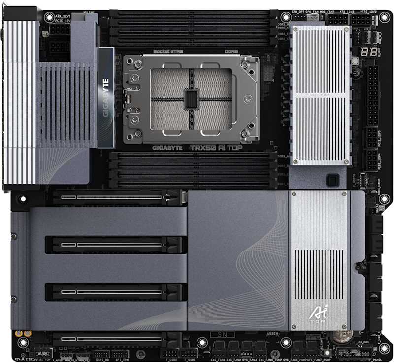 GIGABYTE TRX50 AI TOP sTR5 AMD TRX50 EATX Motherboard - Image 2